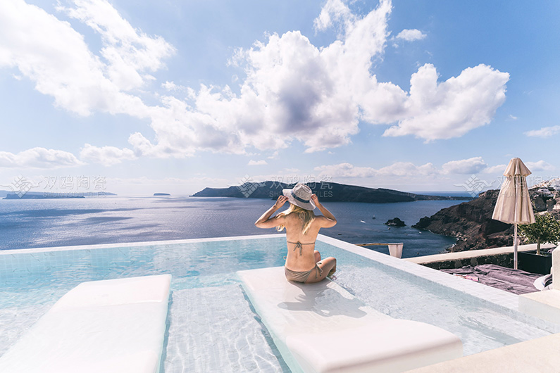 Мозаичная плитка для бассейна, яркие дизайны