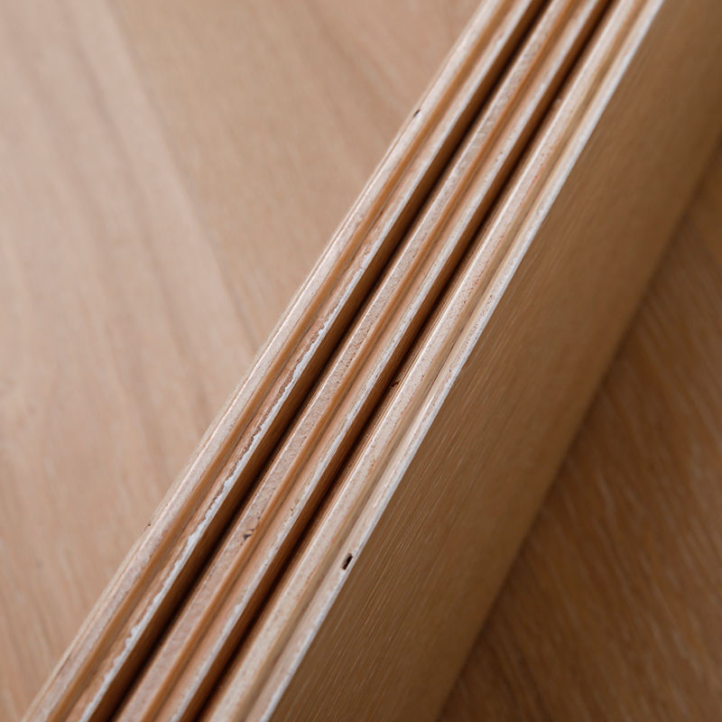 Oak Veneer Engineered Hardwood Flooring Logs 121omm Length Multi-Layer Walnut Living Room Brushed