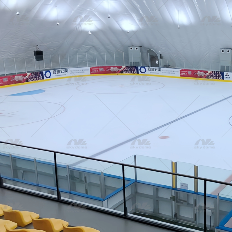 Groups of Inflatable Air Domes for Ice Sports Center