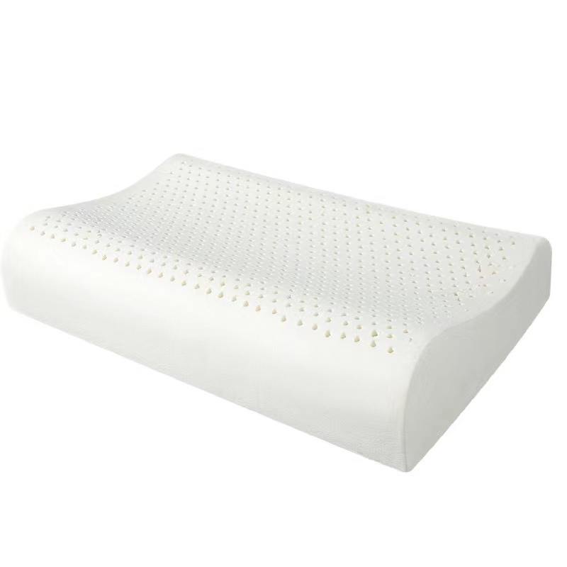 Healthy Sleep Quality Contour Hypoallergenic Latex Pillow for Back and Side Sleepers Eco-Friendly Firm Pillow