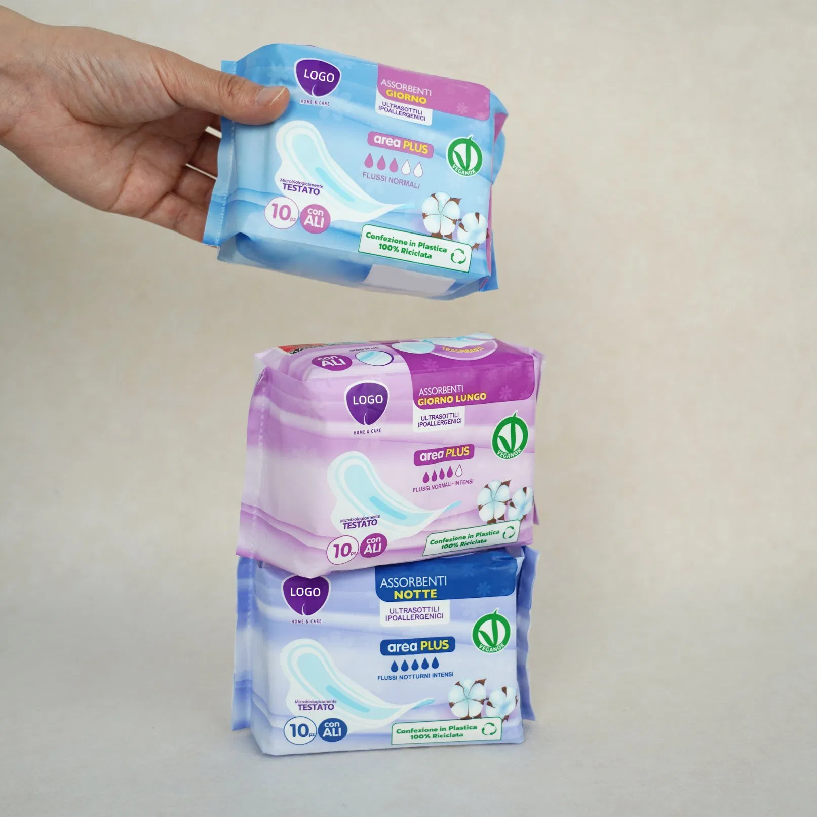 China Super Absorbent Cotton Sanitary Napkin Sanitary Pad for Female