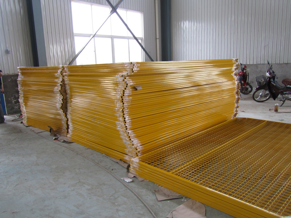 Galvanized and PVC Coated Canada Temporary Fence Panels Hot Sale Pool Fence Temporary Fence Gate for Construction