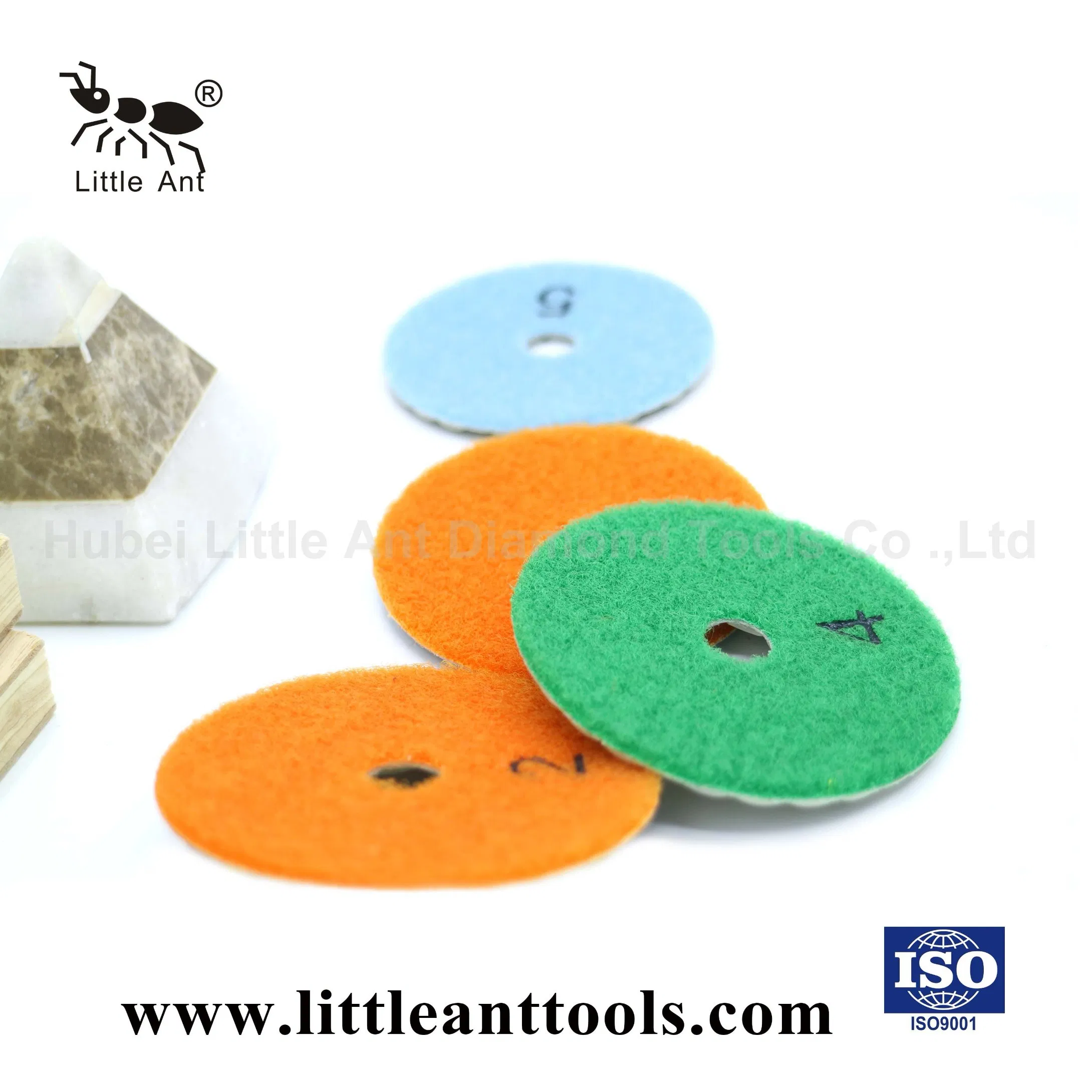 3"/80mm Diamond Pressed Dry Polishing Pad Diamond Tools Grinding Plate for Stone
