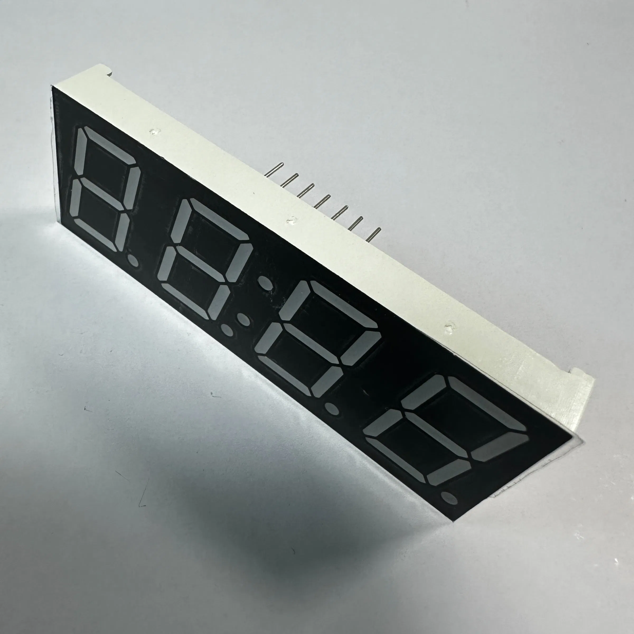 High-Visibility Ultra Red 4-Digit LED Clock Display Unit