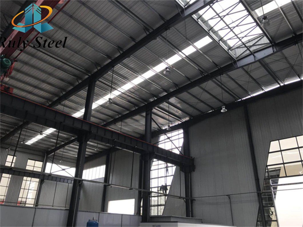 Large Span Anti-Seismic Wind-Resisting Short Construction Period Prefabricated Stee Structure Light /Heavy Industry Workshop