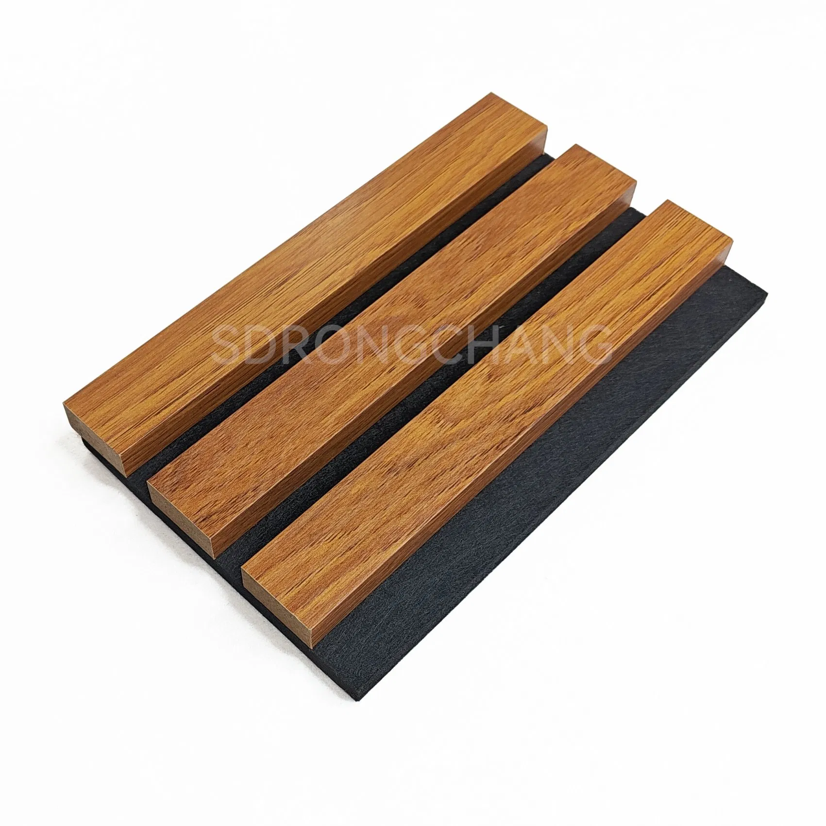 Ceiling Wall Panel True Wood Wrapped Sound Absorbing Waterproof 3D Wall Panel Acoustic Panel