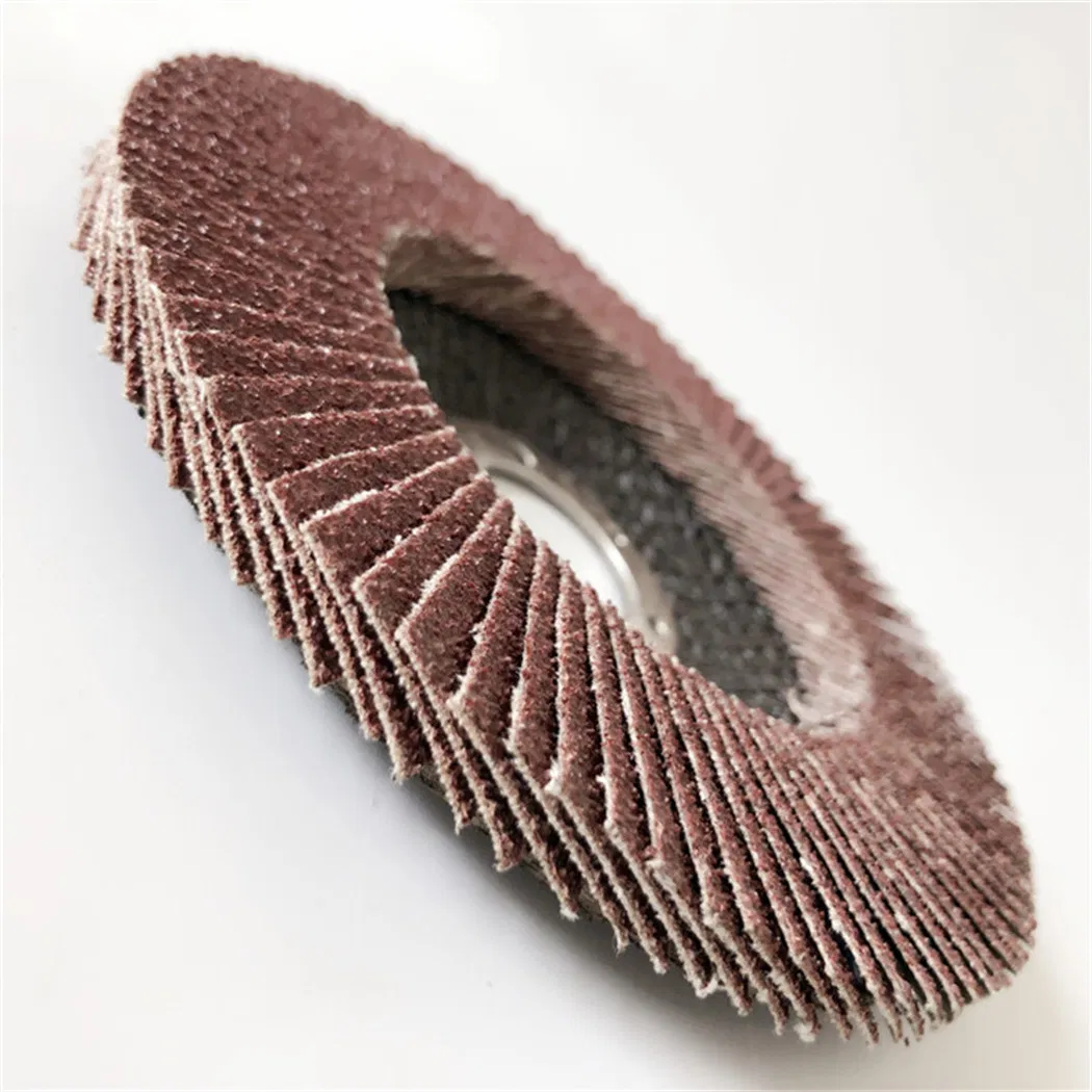 Лепестковый круг T27/T29 красный для полировки металла