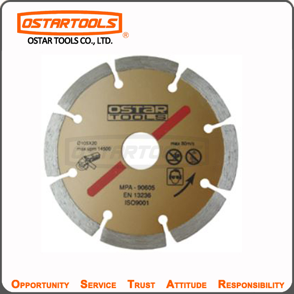 Diamond Segment Blade for Cuting Marble Granite Concrete