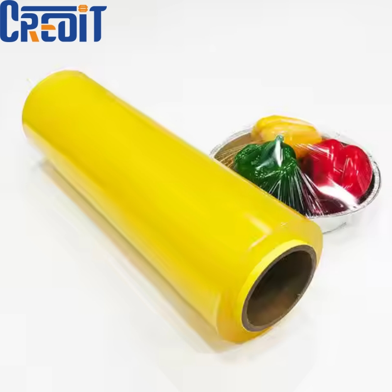 High Strength Anti Fog PVC Cling Wrap Roll Film Food Grade Plastic Wrap