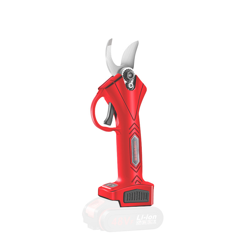 Professional Cordless Electric Pruning Shears 48V Lithium Battery Rechargeable Multifunctional Portable Tree Branch Cutter
