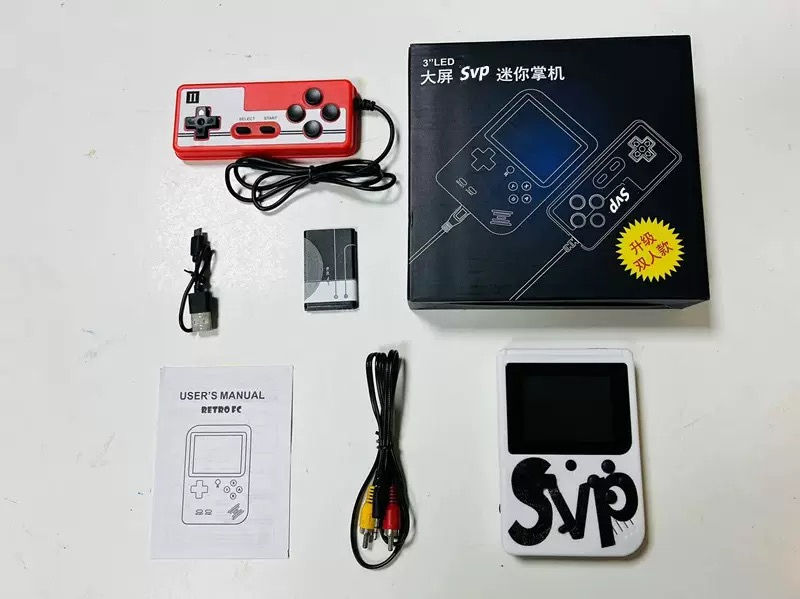 Super Game Box Retro Classic Mini Game Two-Player Machine Handheld Game Console 400 in 1