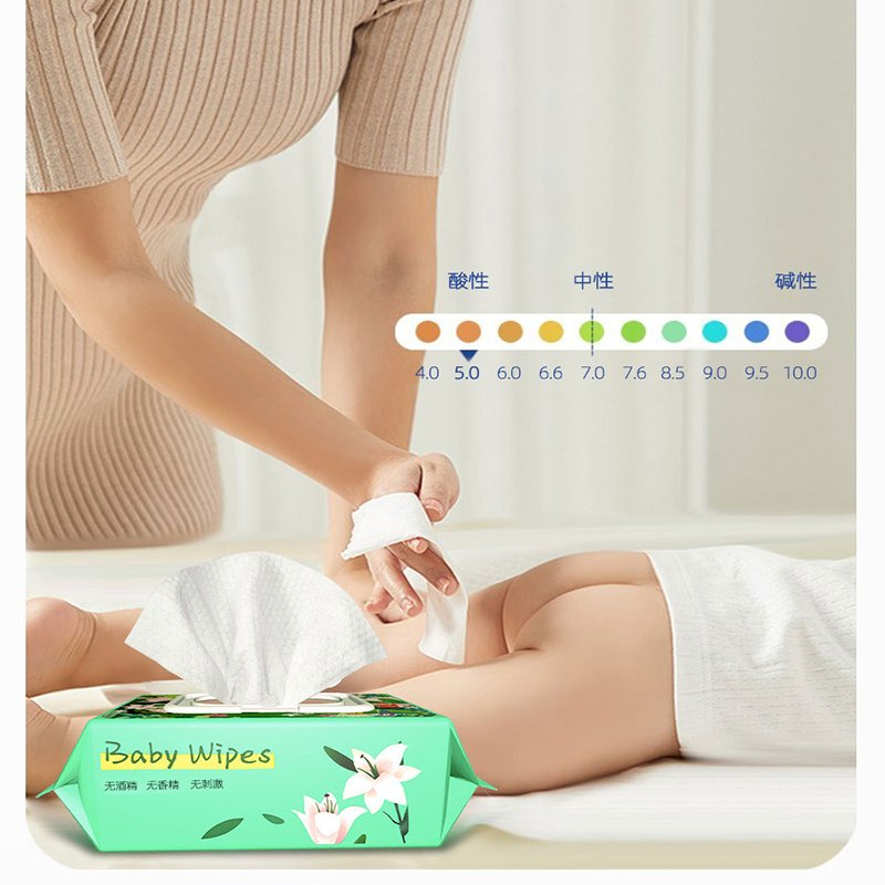Cleaning Antibacterial Disinfection Wipe Bamboo Biodegradable Soft Cotton Wet Wipe OEM Eco Baby Care Wet Wipe