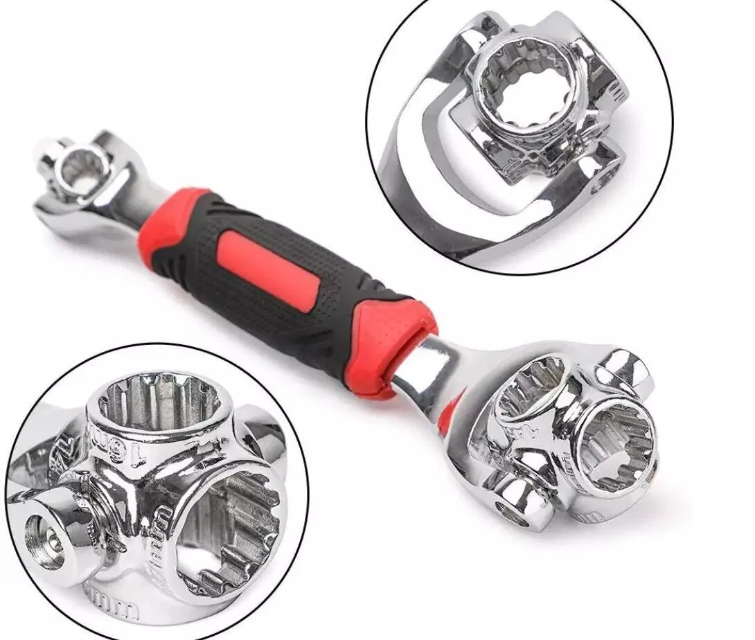 48 in 1 Tiger Socket Wrench with 360 Degree Rotating Head for Home and Car Repair
