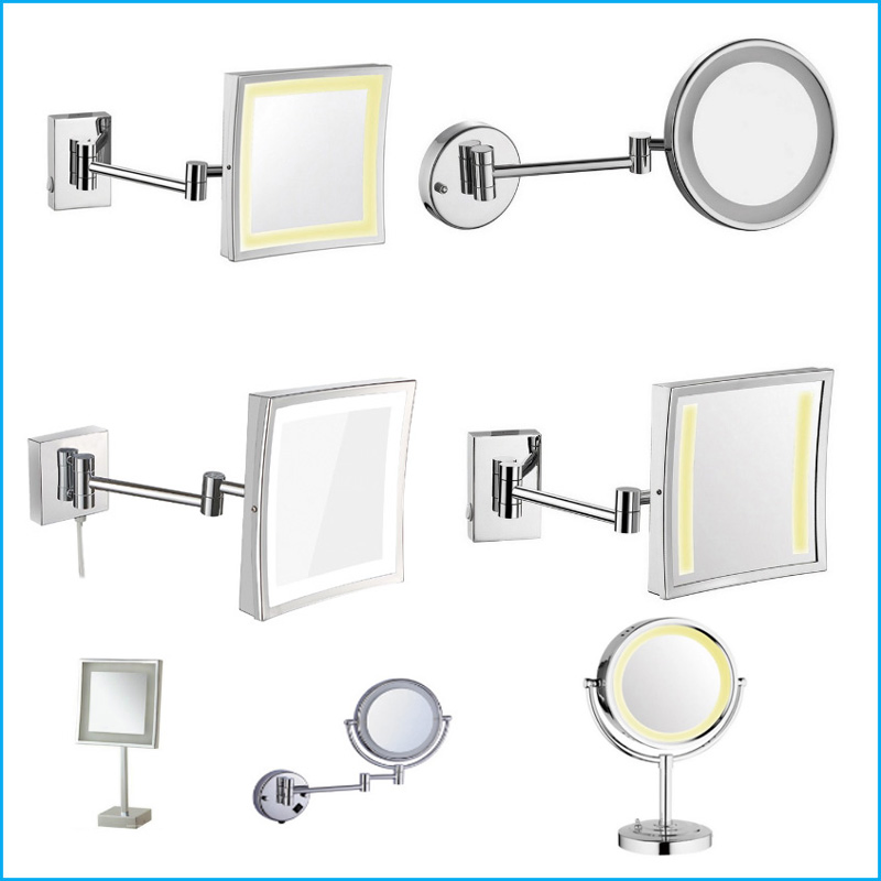 Wall Mounted Makeup Mirror with Lights
