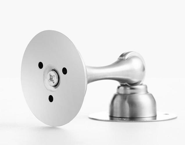 Stainless Steel Floor Mounted Glass Door Shower Door Stopper