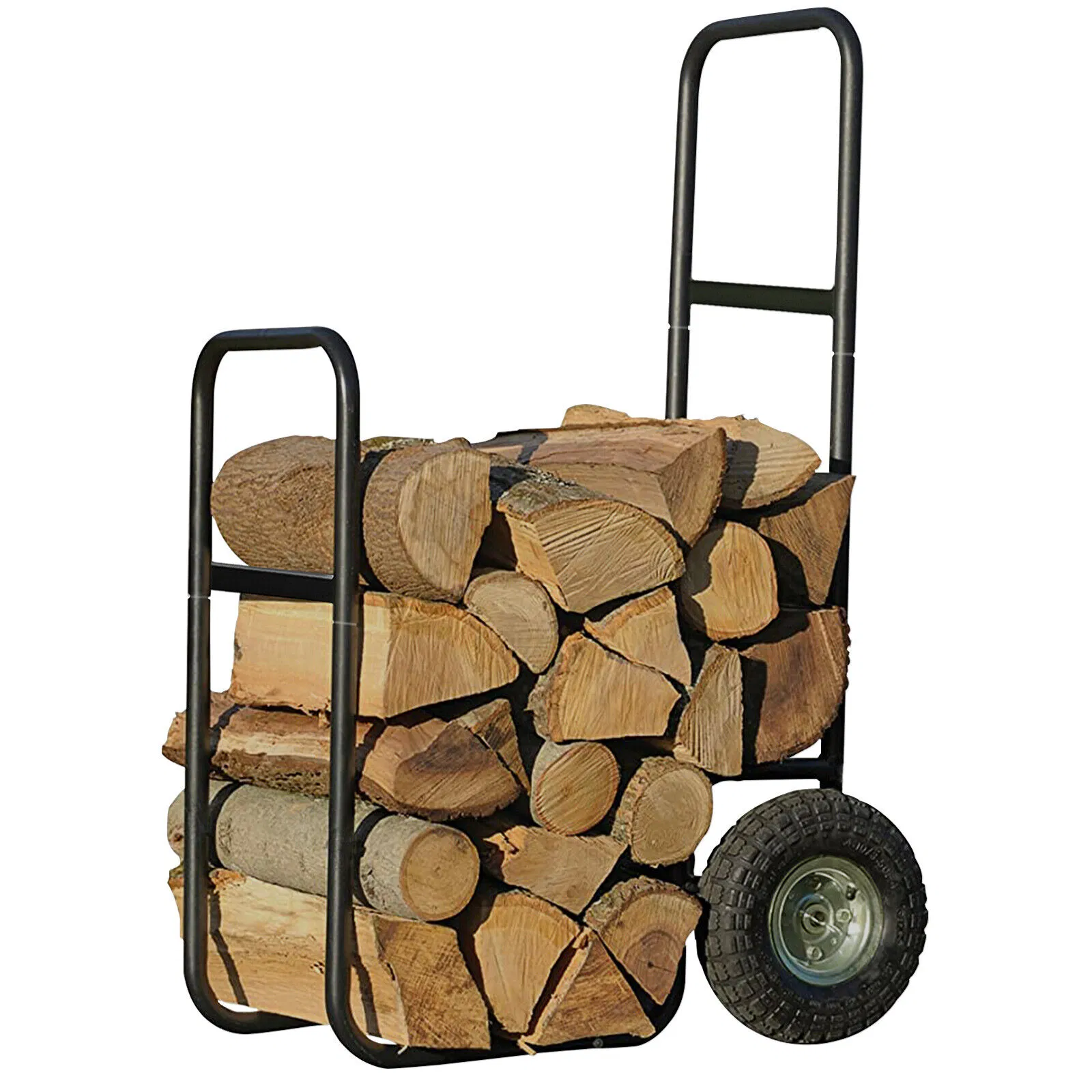 Firewood Rack 4 Fireplace Tool Log Wood Steel Large Holder Storage
