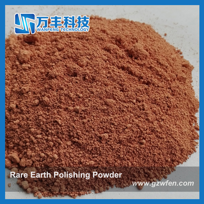 Полировальный порошок редкоземельный красный D50 1.5 мкм