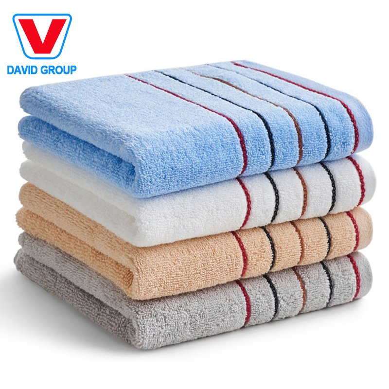 Good Quality China Suppliers 100% Cotton Material Face Bath Towel Set