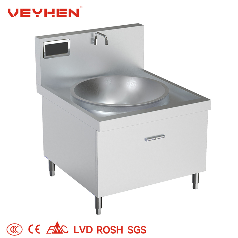 Commercial Induction Cooking Stove with Thickened Stainless Steel Body