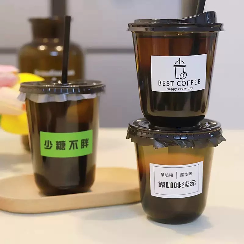 Compostable PLA Plastic Cups 14 Oz Eco-Friendly, Biodegradable,