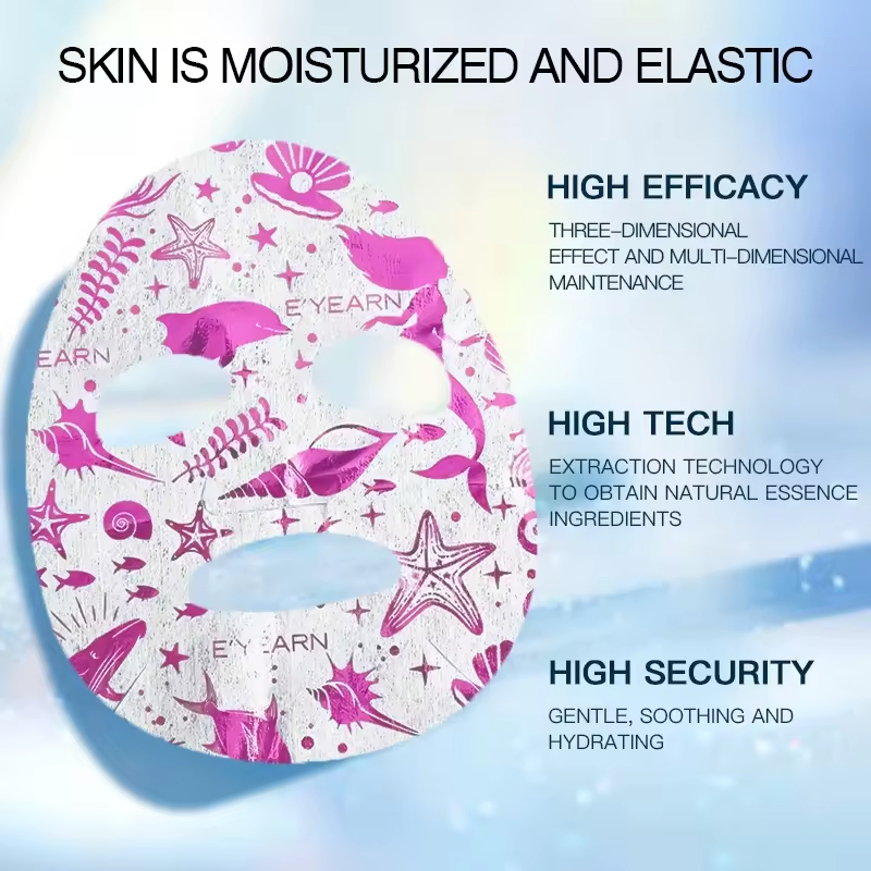 Sheet Mask Travel Preservative-Free Natural Hypoallergenic Anti-Aging Firming Beauty Skin Care Face Nose