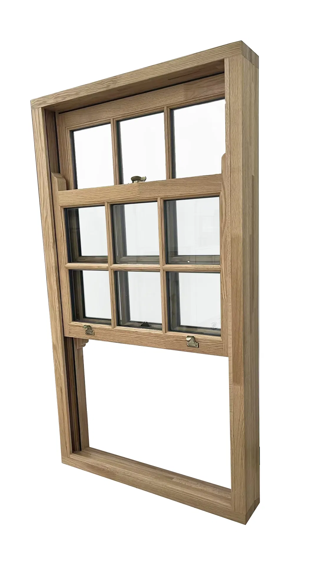 Penjoy Factory Price Flexible Designed Hung Window Solid Wood Window Vertical Sliding