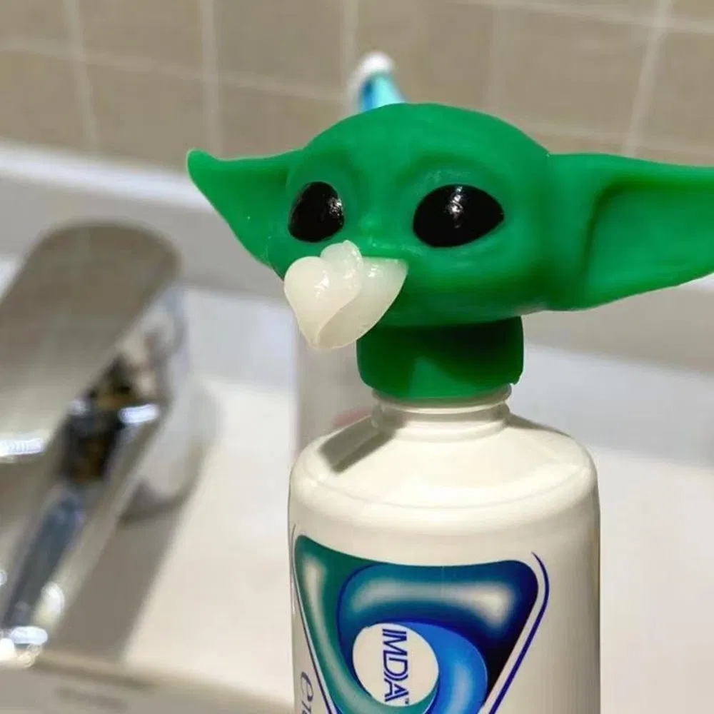 3D Printed Y-Oda Baby Closing Toothpaste Caps Mi18949