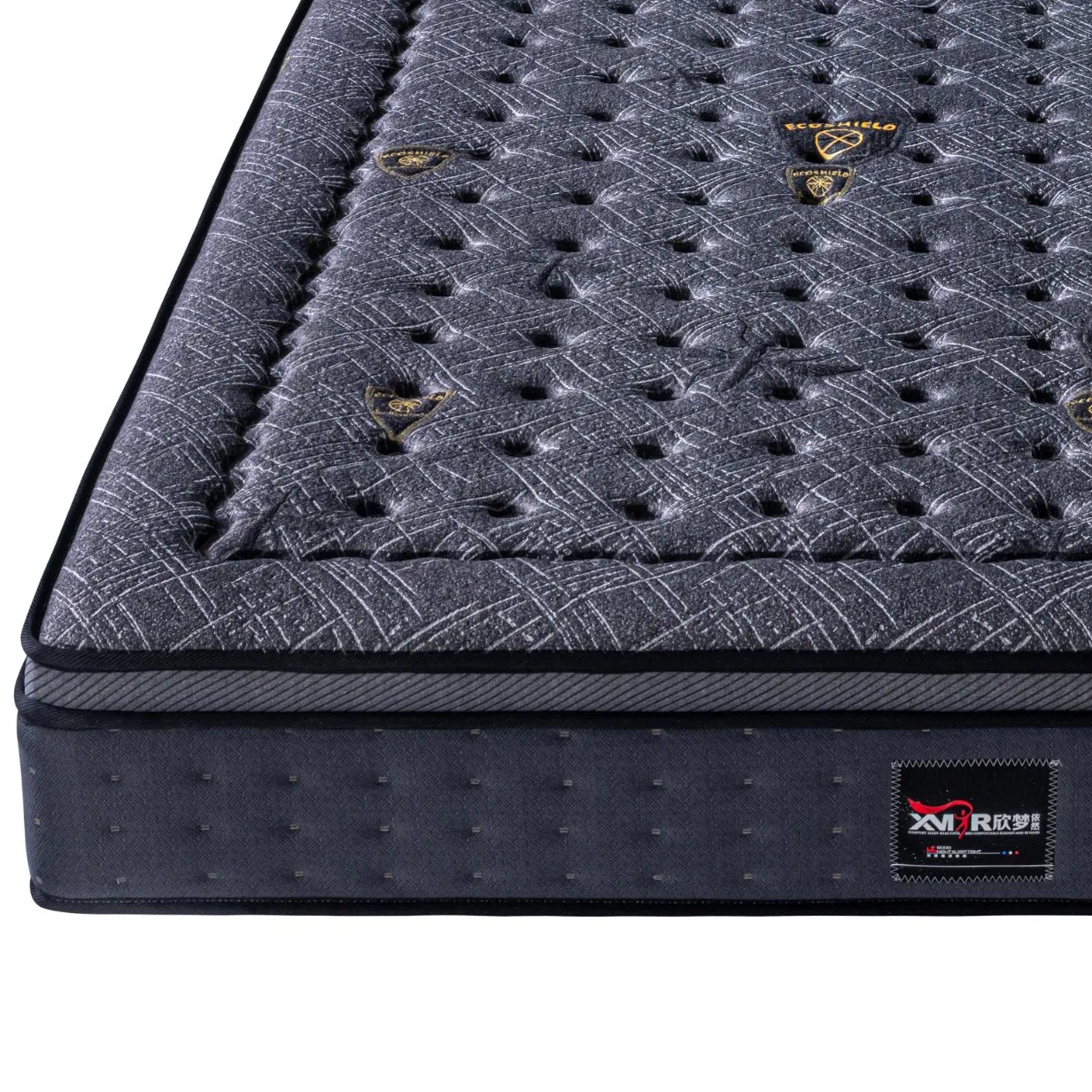Wholesale Custom Best Bed Mattress Memory Foam Spring Natural Latex Topper Compressed Soft Cheap Colchones Colchon Vacuum Luxury Hotel King Queen Size Mattress