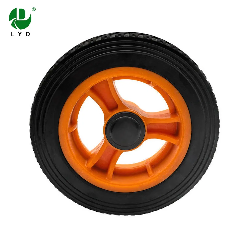 High Load-Bearing Capacity 6 Inch Solid Rubber Sports Travelling Luggage Wheels