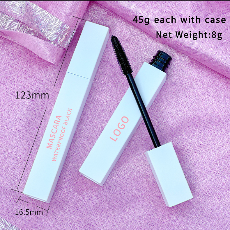 Private Label Fiber Mascara Gel Custom Logo Waterproof Long Lasting Makeup Vegan Mascara