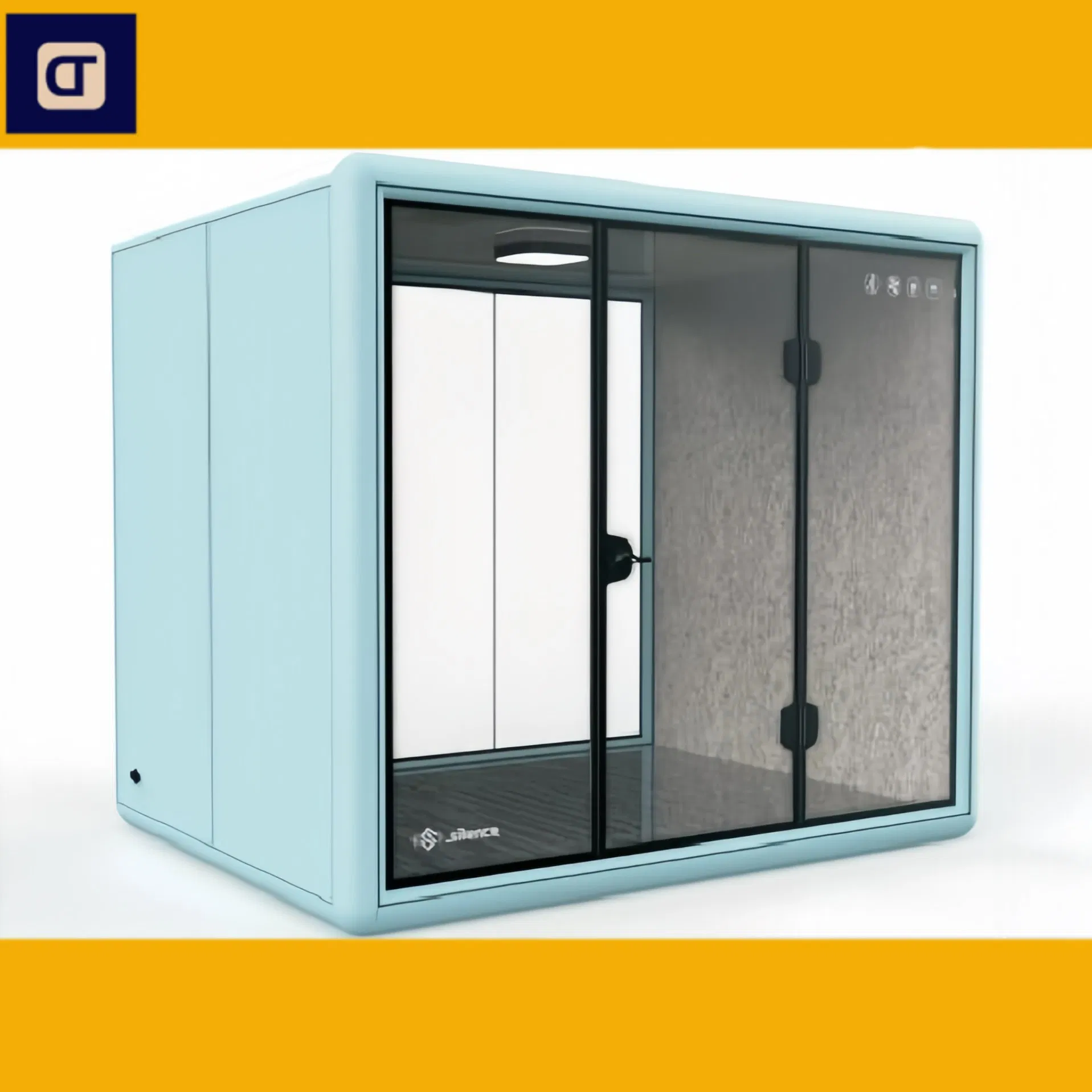 Compact Soundproof Office Pod for Enhanced Privacy and Focus Functional Modern Phone Booth for Office Home Call Privacy Area