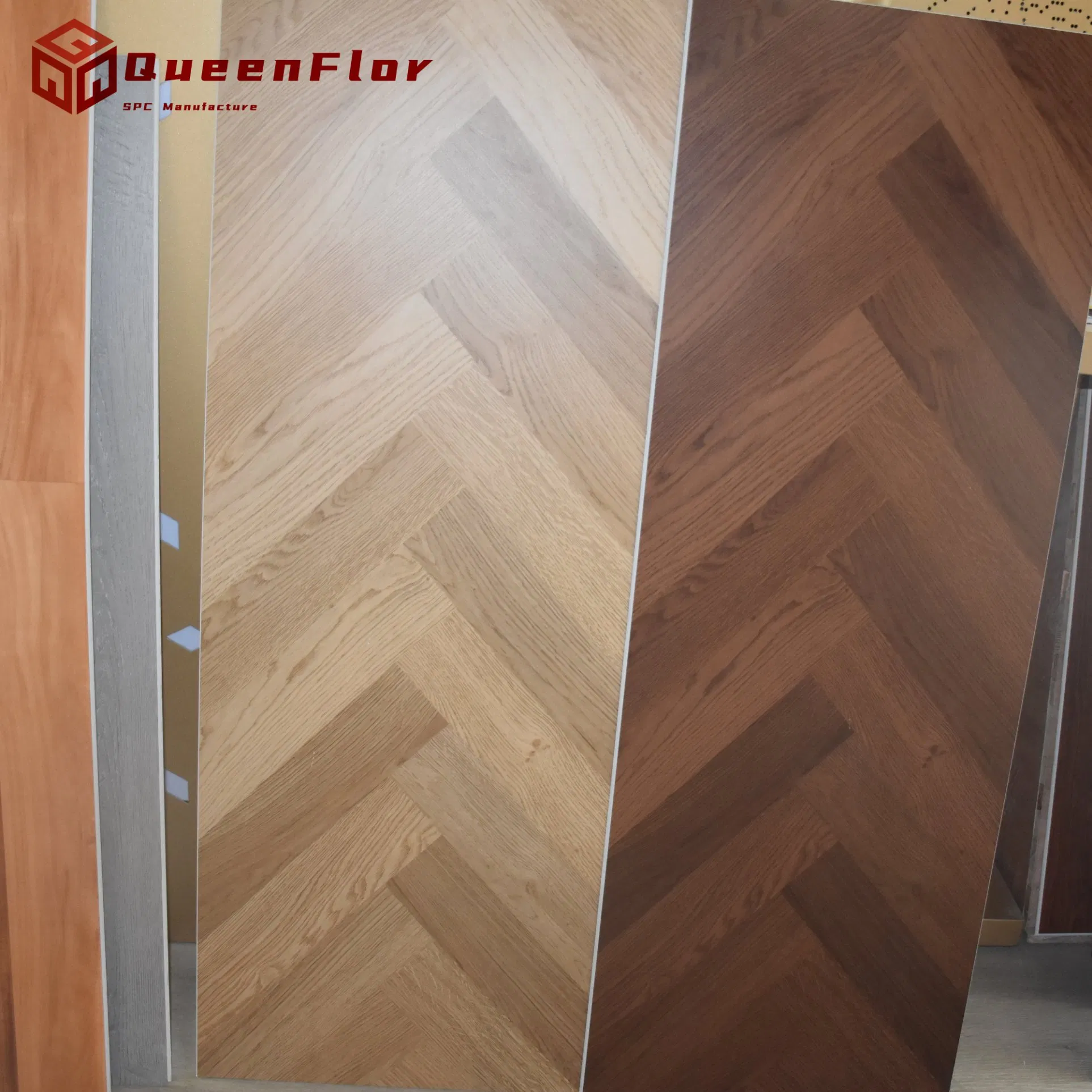 SPC полы Herringbone с кастомизацией цвета