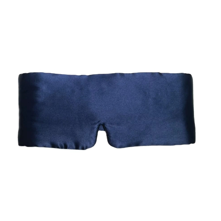 100% Mulberry Silk Oversize Sleep Eye Mask Luxury Adjustable Size with Custom Logo Includes Gift Box