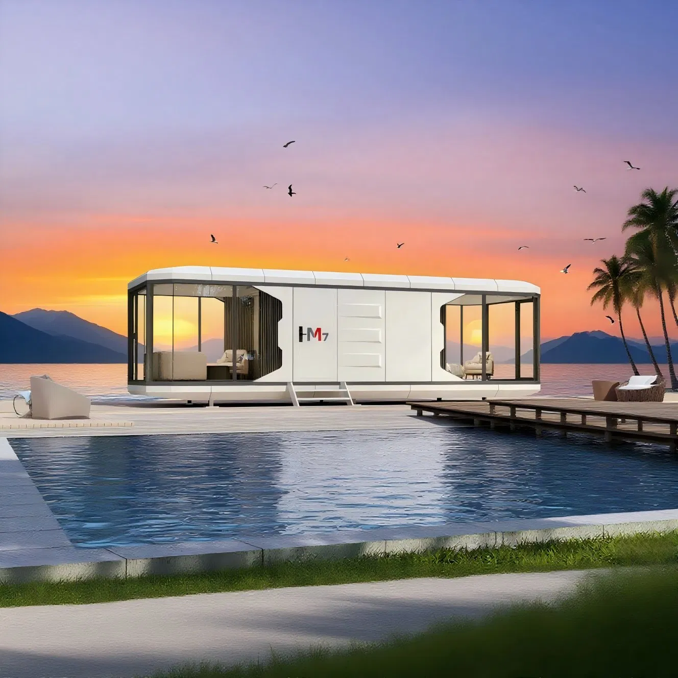 Container Home 13m2 1 Bedroom Stylish and Practical for Small Space Living