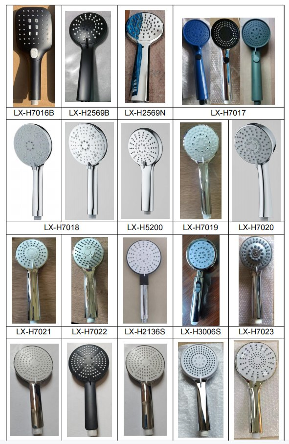 Luxurious Iprosan 3 Function ABS Rainfall Handheld Shower Head