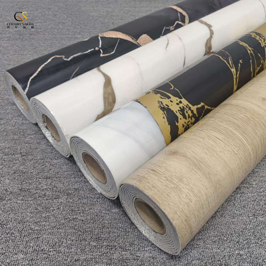 Modern Self-Adhesive Waterproof Marble Wallpaper Rolls Peel Stick Wallpapers for Home Kitchen Hotels