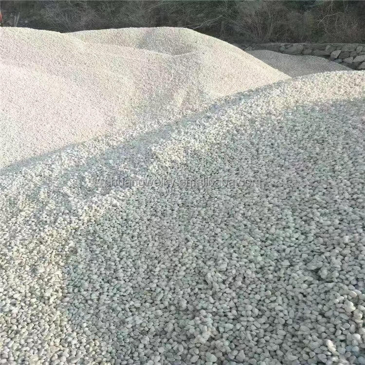 White Succulent Potted Plant Machine-Made Pebble Project Outdoor Paving Decoration Small Stones