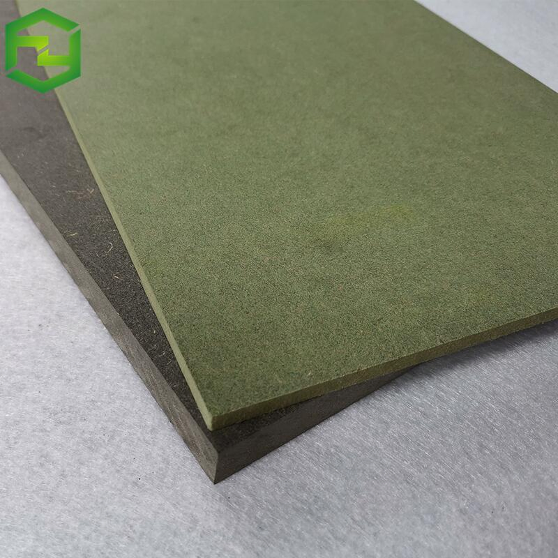 E2 Grade Laminated Moisture Proof Green Core MDF for Cabinet