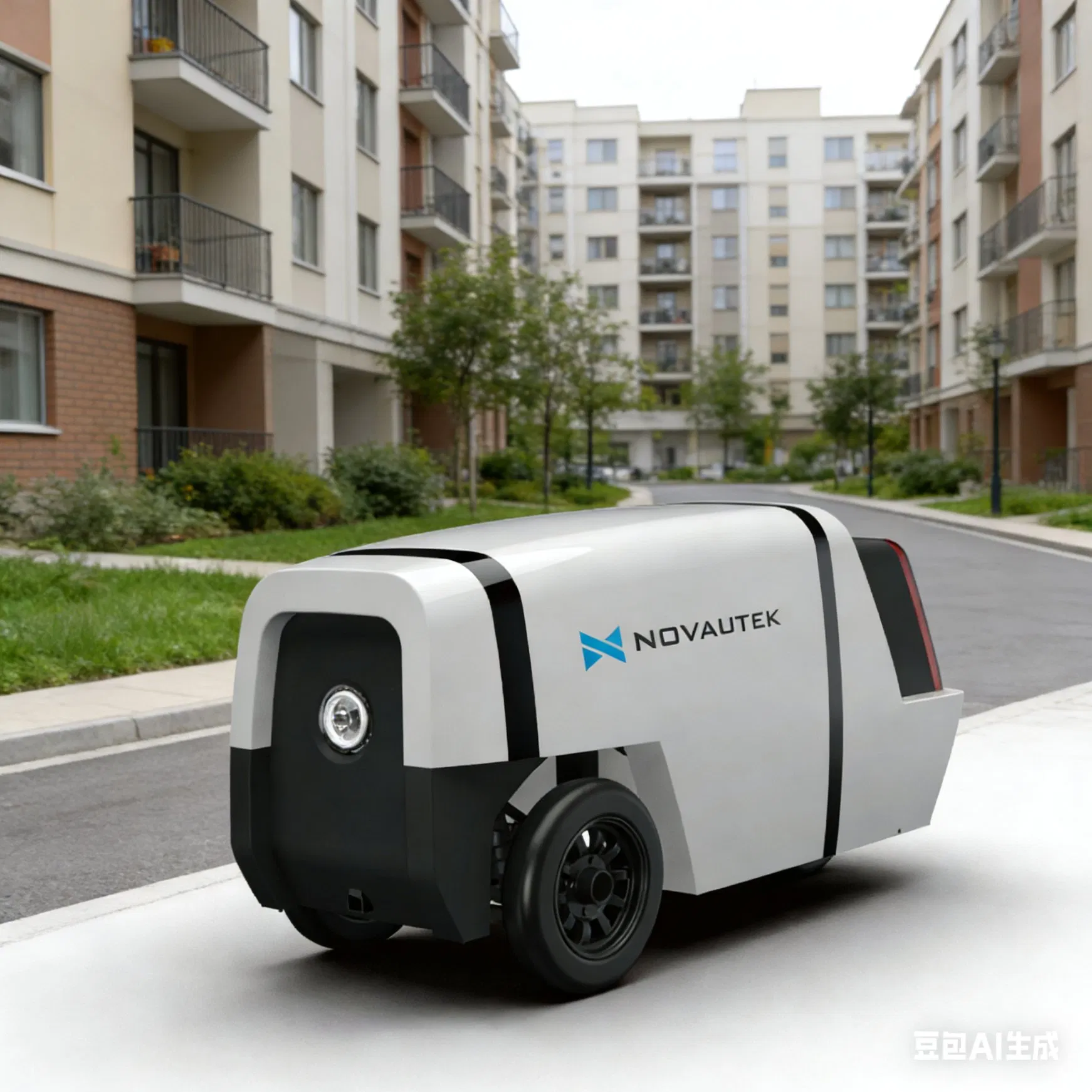 Intelligent Robot Smart Outdoor Driverless Food Delivery Robot