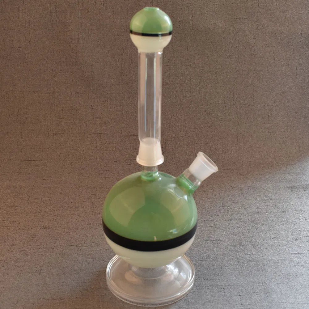 Wholesale Brosilicate Glass Smoking with Black Triple Layer /Triple Arm Straight Glass Water Pipe