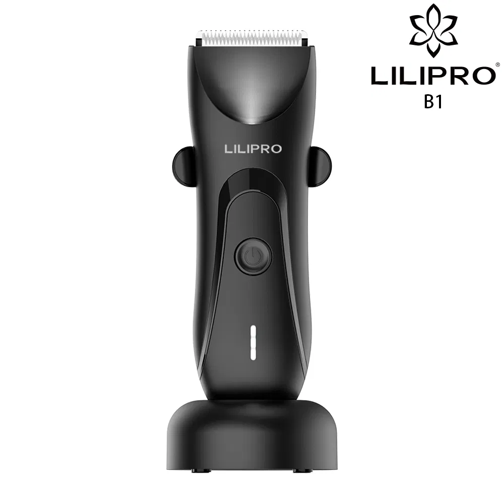 Lilipro B1 Cordless Groin Trimmer Hair Trimmer Skin Safe and Waterproof Electric Men's Beard Trimmer