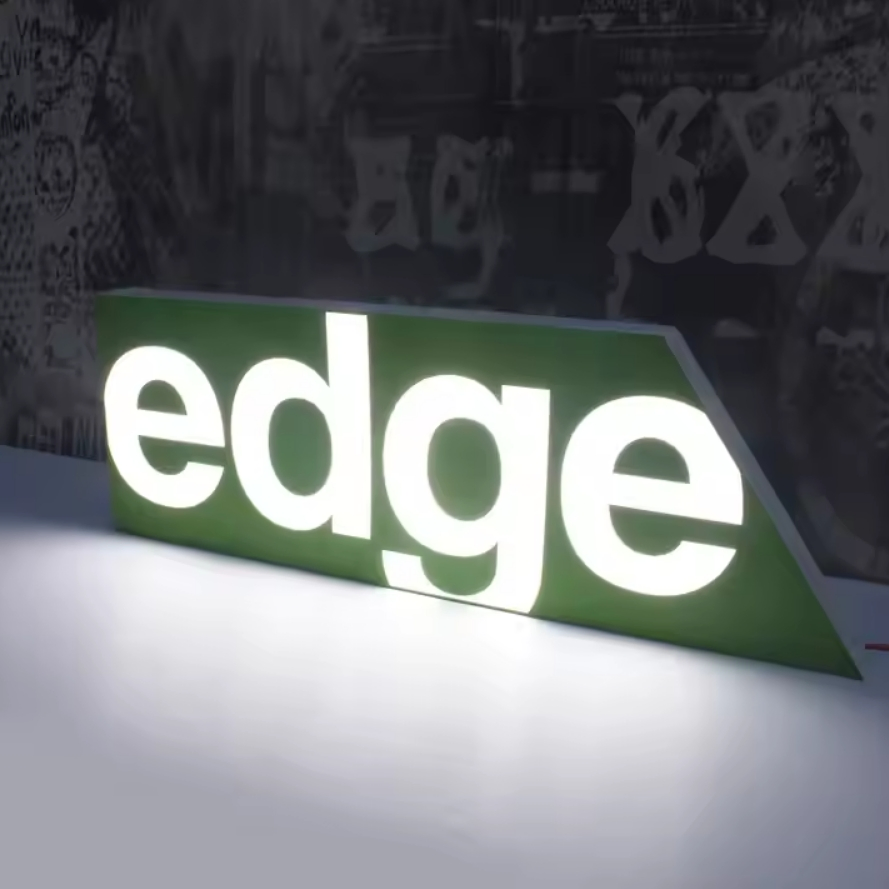 Advertising LED Sign Vacuum Blister Acrylic Letters Light Box