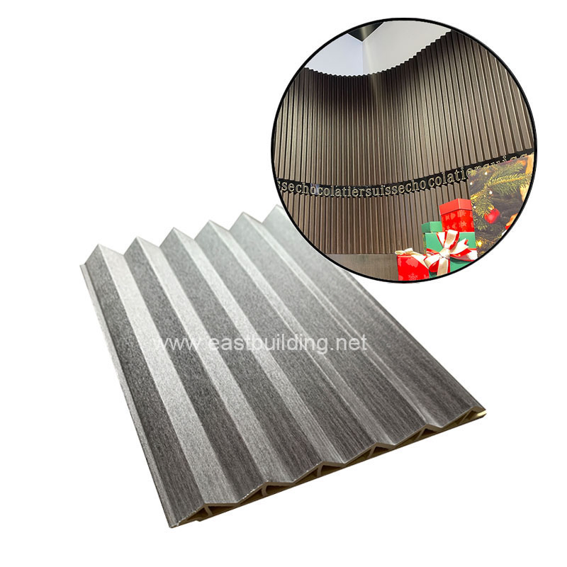New Design Wood Composite Boards Interior Decoration PVC Wall Panel with Cladding Panel From Factory Direct