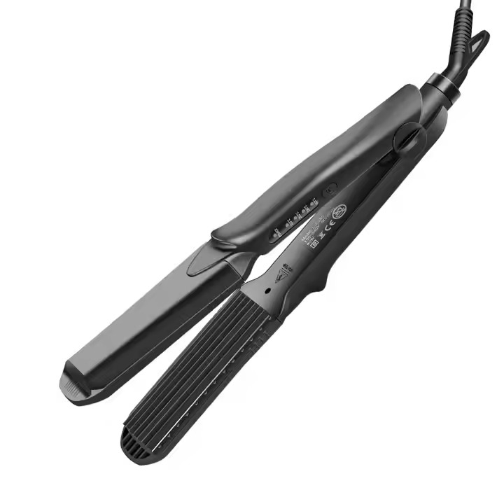 4 in 1 Interchangeable Hair Iron Hair Crimper and Plate Hair Straightener