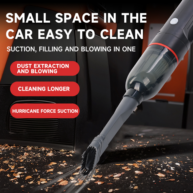 Straight Brushless Motor Cordless 4500PA Portable Handheld Blower Car Vacuum Cleaner