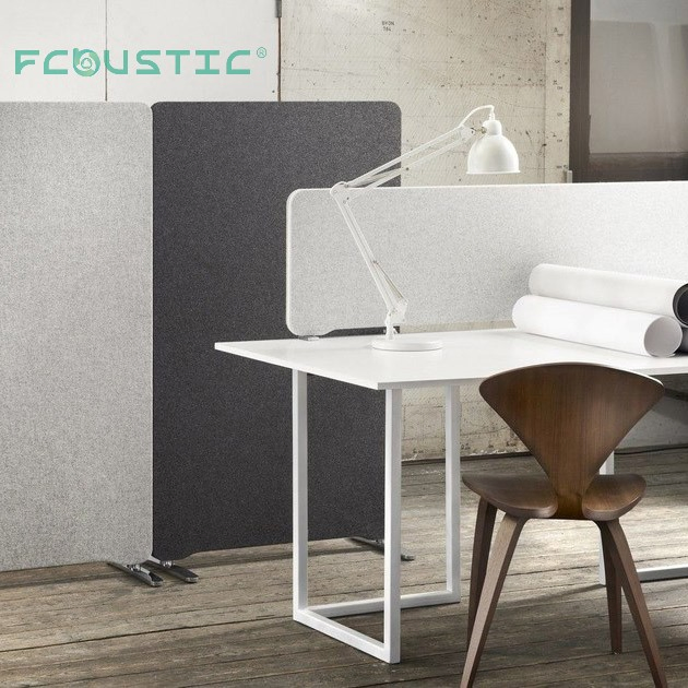 No Hcho Polyester Acoustic Partition Panels Sound Absorption Pet Acoustic Divder Panels Acoustic Office Cubicles