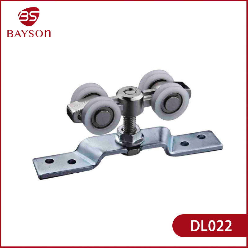 Top Mount Hanging Roller Kit for Folding Kitchen Bathroom Doors