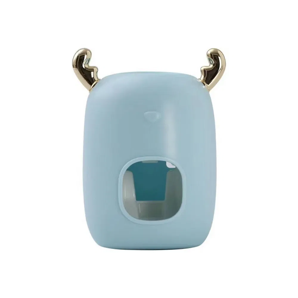 Cute Automatic Toothpaste Dispenser Punch-Free Wall Mounted Toothpaste Squeezer Holder Bl14593