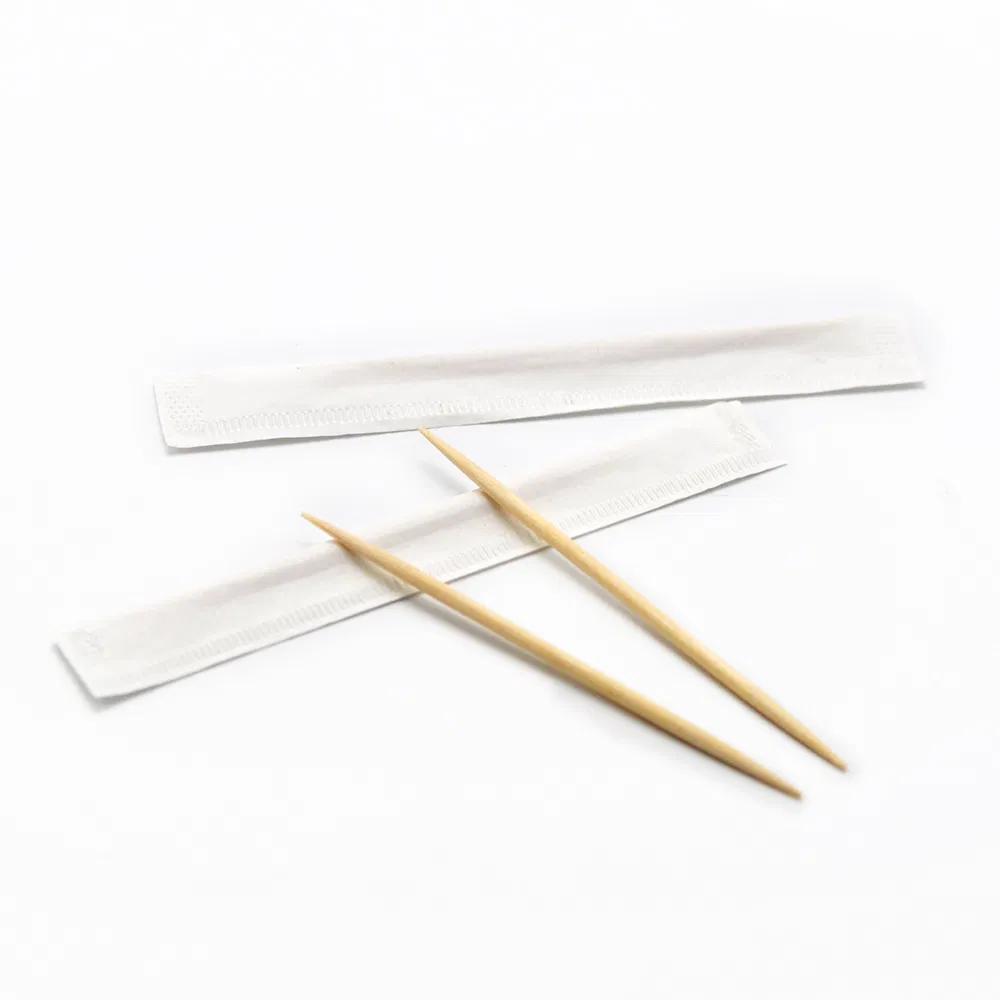 Food-Contact Grade Eco-Friendly Biodegradable Disposable 100% Natural Bamboo Toothpick Wooden Toothpick