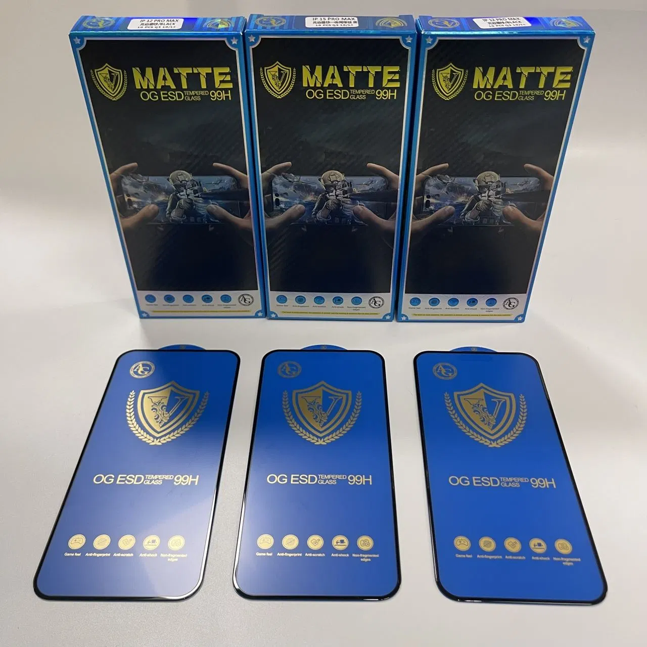 Защитное стекло для iPhone 16, 15, 14, 13, 12, 11, X